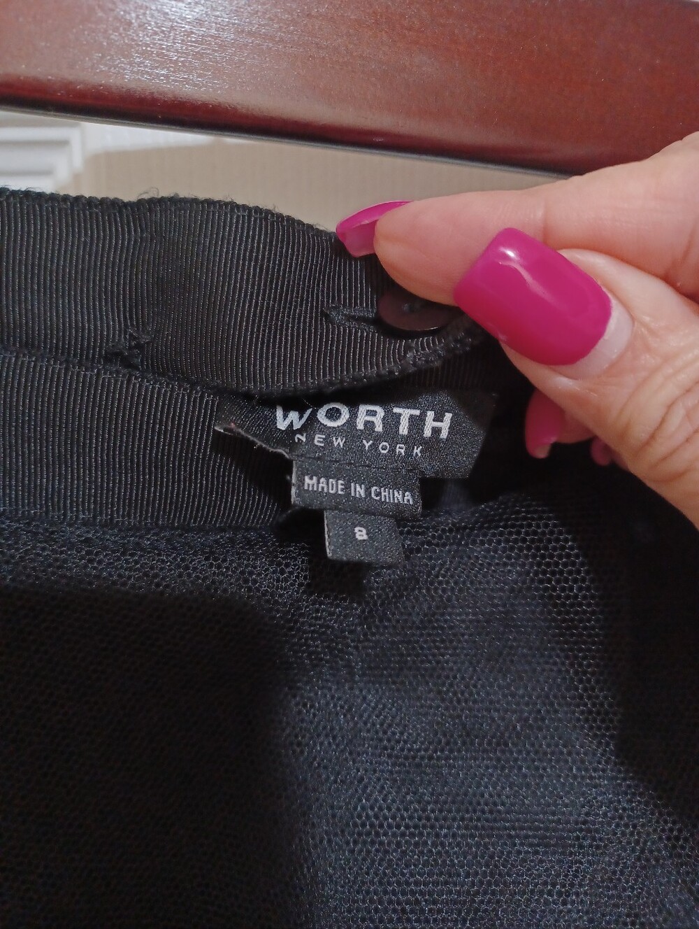 Black Ruffled Tulle Mini Skirt - Women - Picture 8 of 9